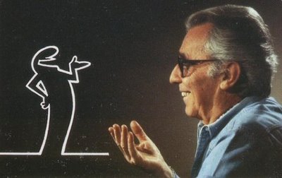 Osvaldo Cavandoli Italian cartoonist