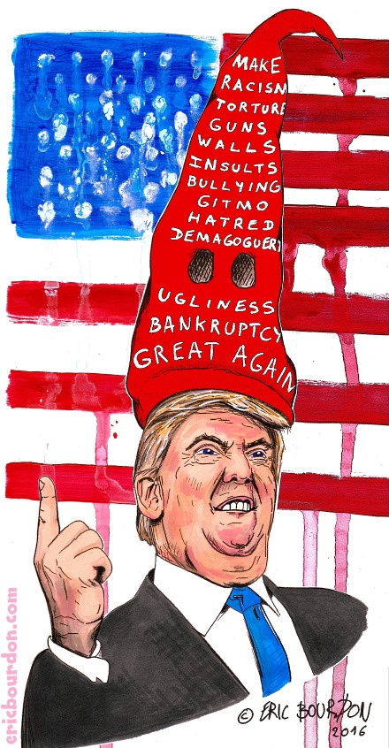 donald trump kkk great again