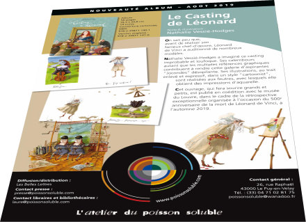 le casting de léonard de vinci livre illustrations nathalie vessié hodges