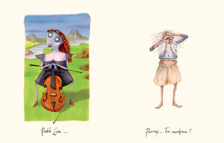 the casting of leonardo da vinci la gioconda pablo picasso illustrations nathalie vessie hodges
