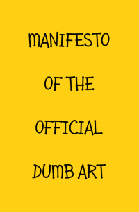 dumb art manifesto eric bourdon lille france