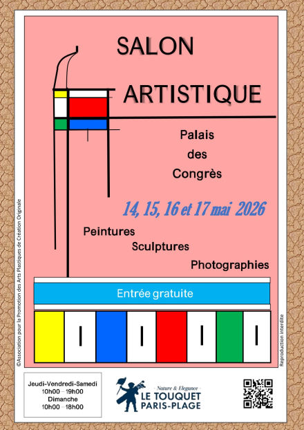 poster exhibition apapco 2026 le touquet eric bourdon