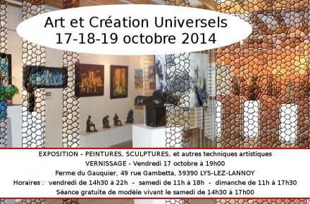 exposition art creation lys lez lannoy eric bourdon