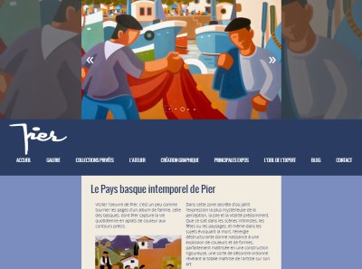 Pier Peintre Basque Eric Bourdon