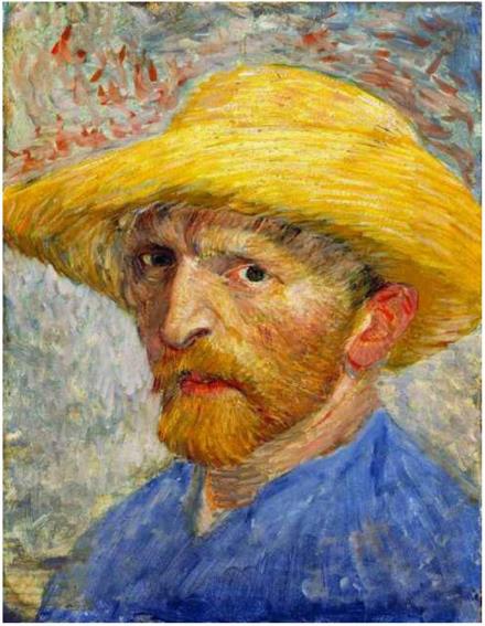 Vincent van Gogh Autoportrait au chapeau de paille