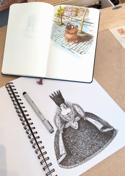 nathalie vessié hodges illustratrice exposition tournai