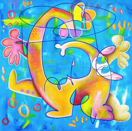 burnout expressionnisme peinture sur toile eric bourdon