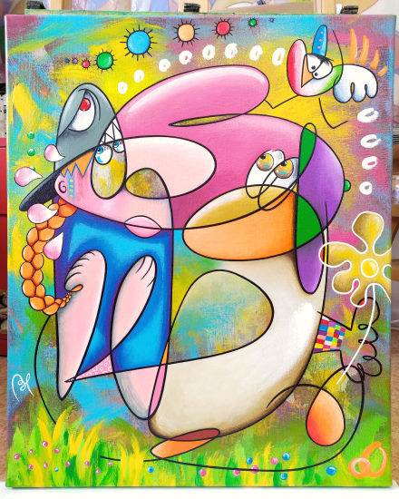 déclaration amour soleils levants peintre eric bourdon atelier