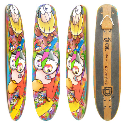 vercingetorix peinture planche de skate eric bourdon