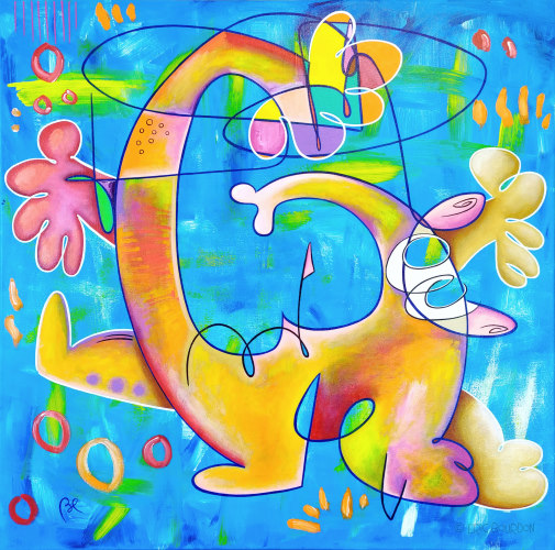 BURNOUT - Peinture acrylique - Eric Bourdon