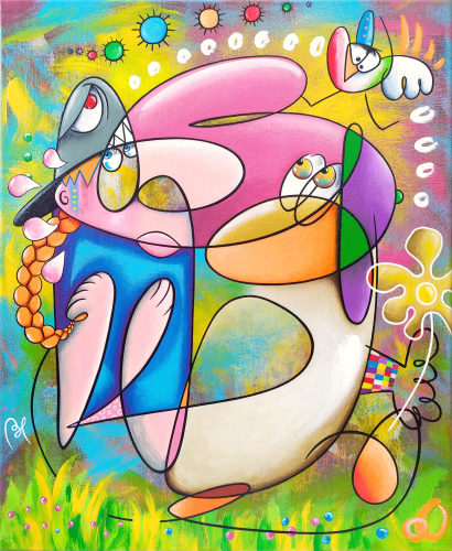 déclaration amour soleils levants peintre eric bourdon