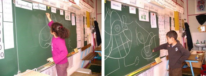 école tableau dessin eric bourdon