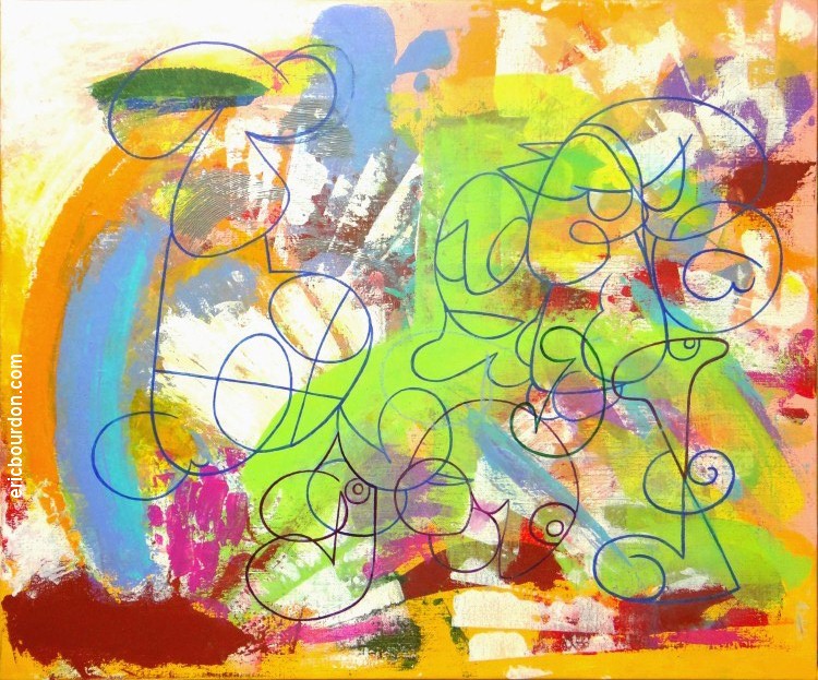 lost peinture eric bourdon étape début