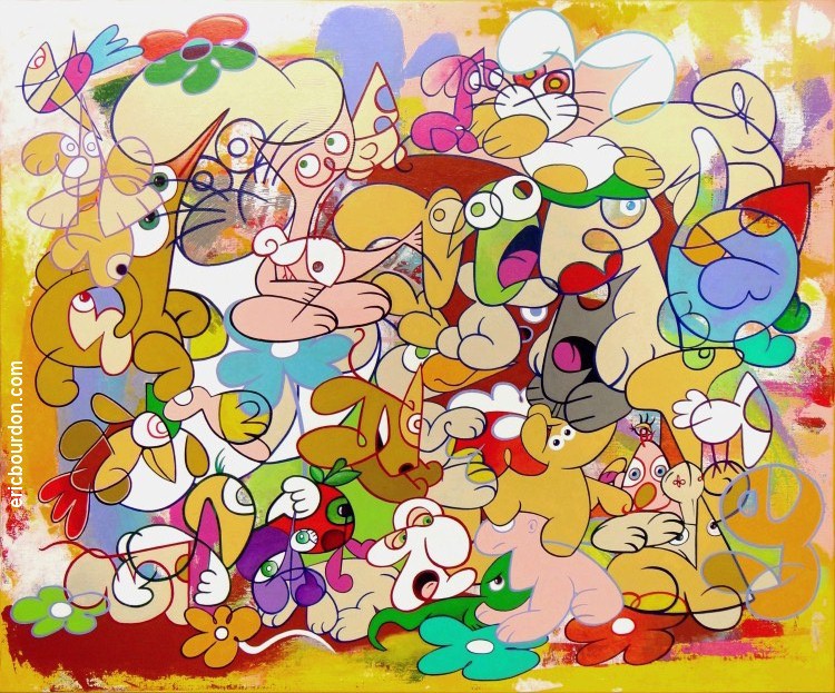 lost peinture eric bourdon étape finale