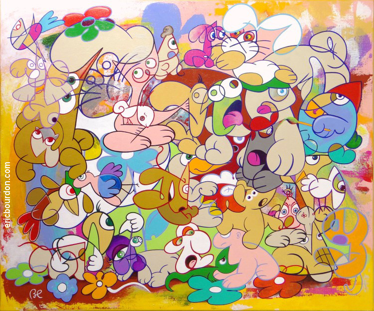 lost peinture toile eric bourdon