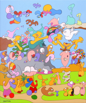 Love et cetera, par le peintre Eric Bourdon