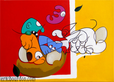 lune souris oiseau œufs eric bourdon