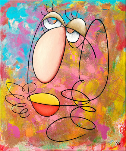 peinture la reveuse peintre eric bourdon