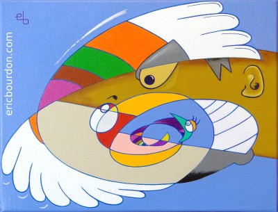 prises de becs peinture eric bourdon