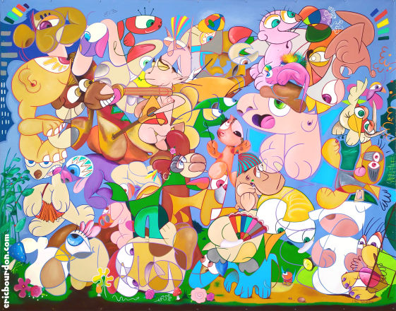 superstar psychedelique galerie peintre eric bourdon