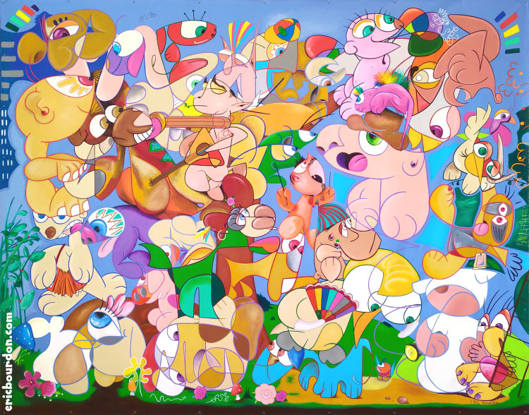 superstar psychedelique peintre eric bourdon