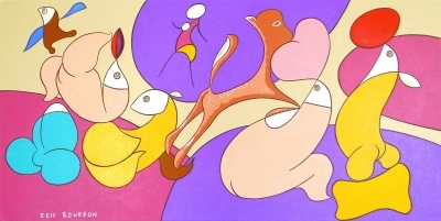 Bambiland - Acrylic painting - Eric Bourdon