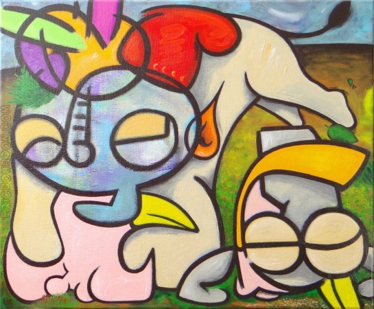 cuckoos fallen from the nest painting eric bourdon