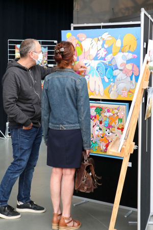 etaples sur mer summer of arts exhibition painter eric bourdon