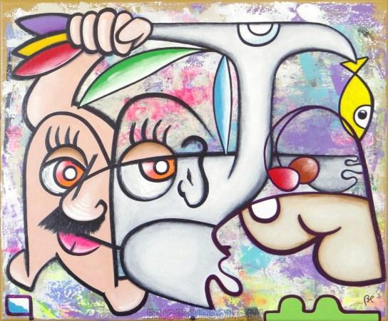 fishing bird painting gallery eric bourdon