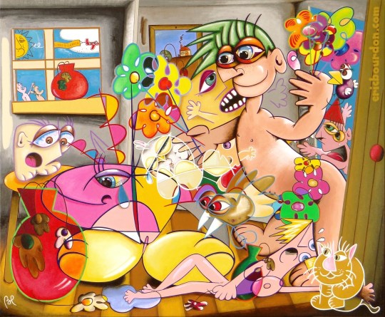 Florist in Guernica - Eric Bourdon