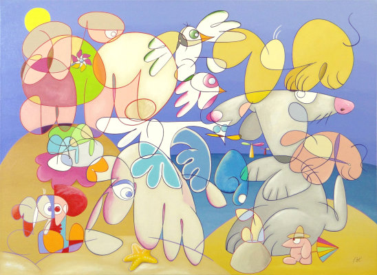 holi days painting artist painter eric bourdon