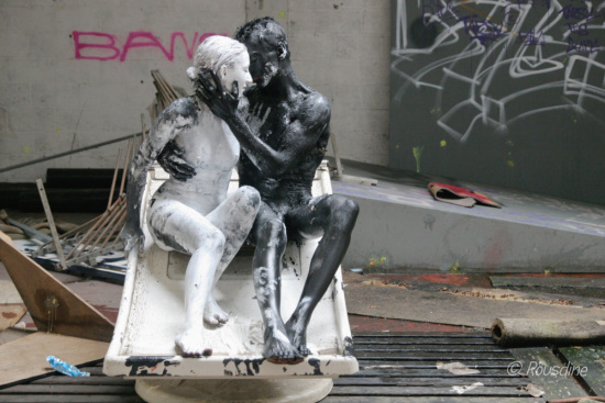 painting nude naked body bang eric bourdon