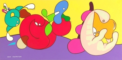 War & Peace - Painting by Eric Bourdon