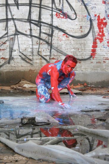 water naked body painting eric bourdon