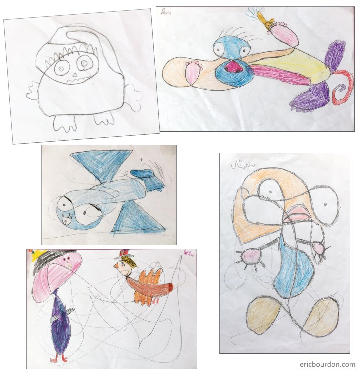 course drawings children eric bourdon
