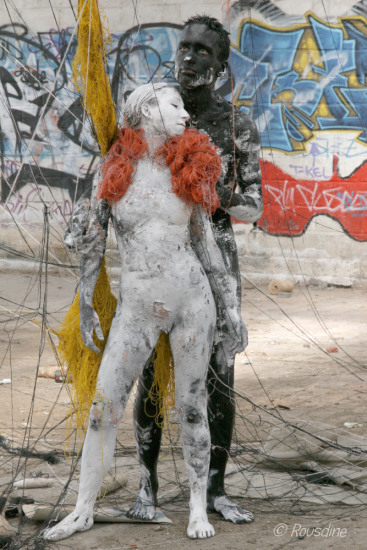graffiti nude bodypainting eric bourdon