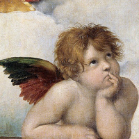 raphael sistine madonna angel