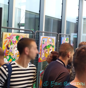 exhibition of painting eric bourdon cultural center lesquin